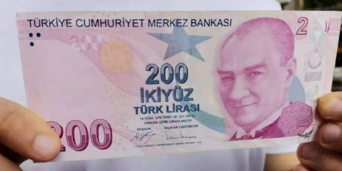 Cebinizde 200 TL'niz varsa kontrol edin! Belki de zenginsiniz... 200 TL'lik banknotun üzerinde bu varsa yaşadınız!