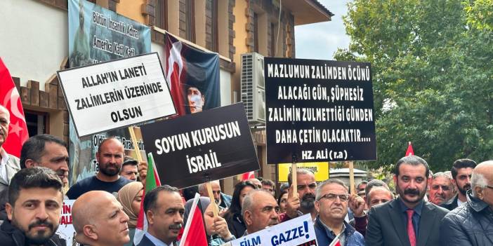 Alevi Dedelerinden İsrail Protestosu