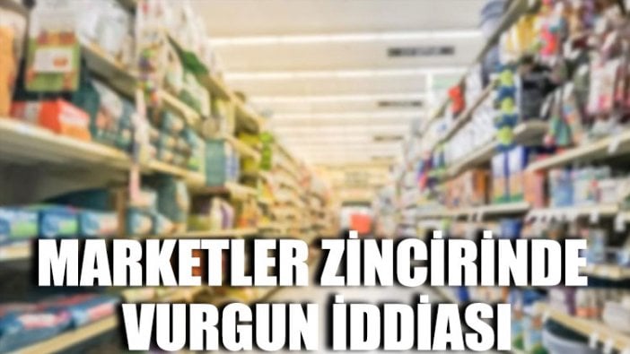 Marketler zincirinde vurgun iddiası