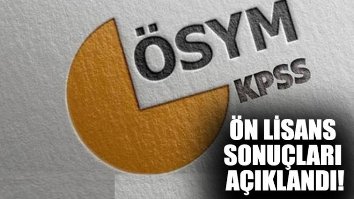 KPSS ön lisans sonuçları açıklandı!