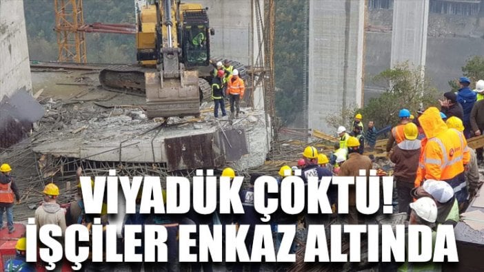 Gebze’de viyadük çöktü: Üç işçi öldü, bir işçi sağ kurtarıldı