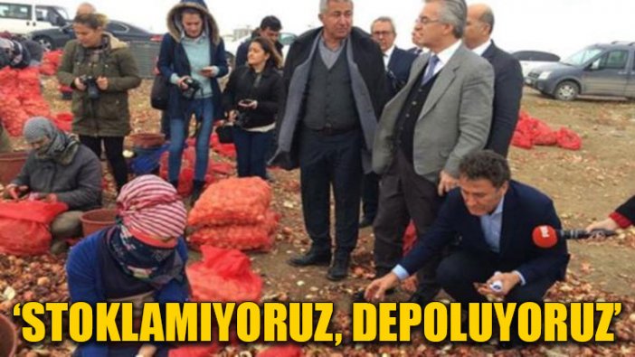 ‘Stoklamıyoruz, depoluyoruz’