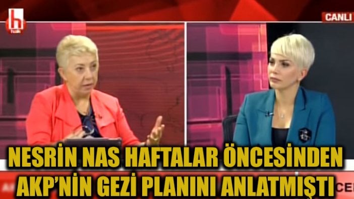 AKP'nin 'Gezi' üzerinden oynadığı oyunu haftalar öncesinden anlatmıştı!