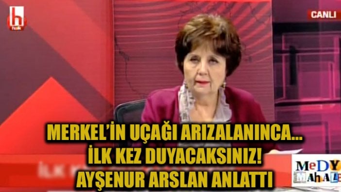 İlk kez duyacaksınız! Merkel'in uçağı arızalanınca...