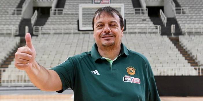 Ergin Ataman Yunan Televizyonunu Şaşkına Çevirdi! Maç Sonunda Yüzüncü Yıl Mesajı