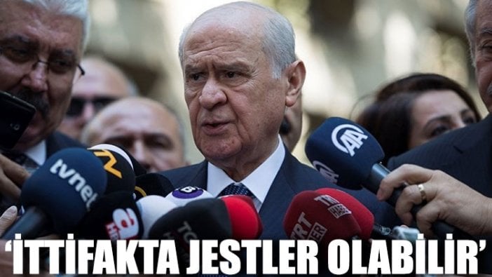 Bahçeli: İttifakta jestler olabilir