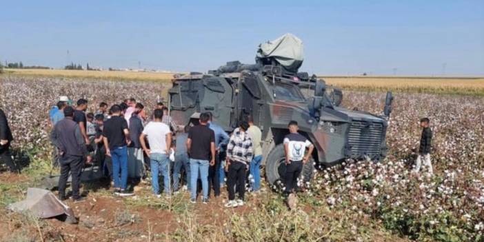 Şanlıurfa’da Zırhlı Askeri Araç Devrildi