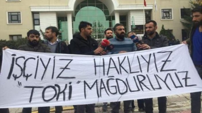 Maaşları için direnen işçilere para cezası