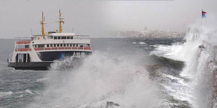 Hafta Sonuna Dikkat! Deniz Trafiği İptal! Lodos ve Yağışlar Çok Şiddetli Geliyor!