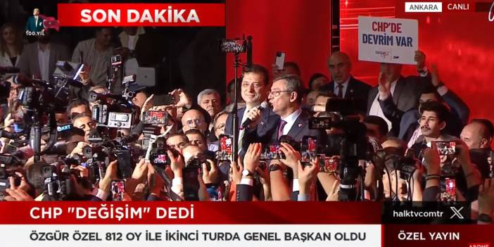 DEĞİŞİM KAZANDI! CHP'NİN YENİ GENEL BAŞKANI ÖZGÜR ÖZEL OLDU!