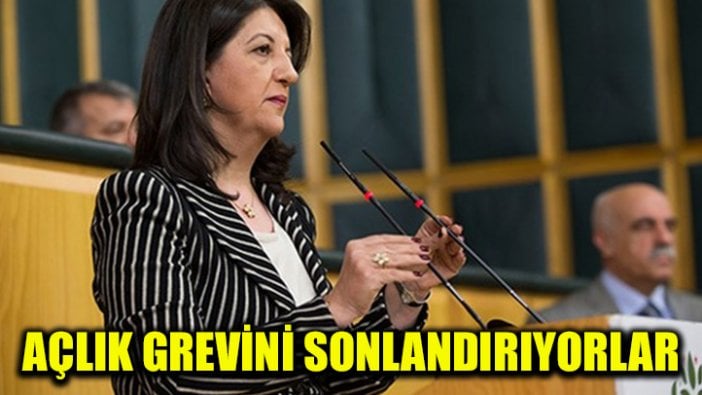 Açlık grevini sonlandırıyorlar