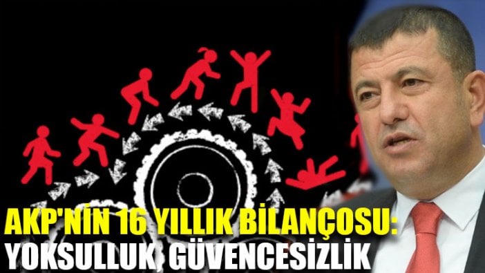 AKP'nin 16 yıllık bilançosu: Yoksulluk, güvencesizlik