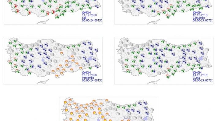 Meteoroloji uyardı: Kar bugünden itibaren yurdu sarıyor!