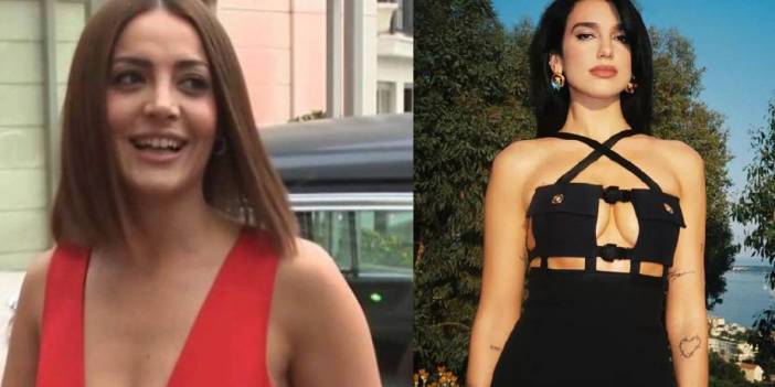 İrem Sak'tan Dua Lipa'ya gönderme!