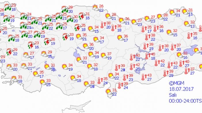 Meteoroloji saat verdi! Çok kuvvetli yağış uyarısı...