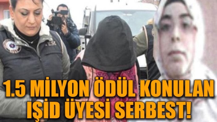 İçişleri Bakanlığı'nın 1 milyon 500 bin lira ödül koyduğu IŞİD üyesi serbest bırakıldı!