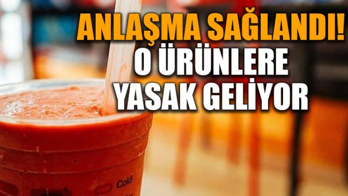 Anlaşma sağlandı! O ürünlere yasak geliyor…