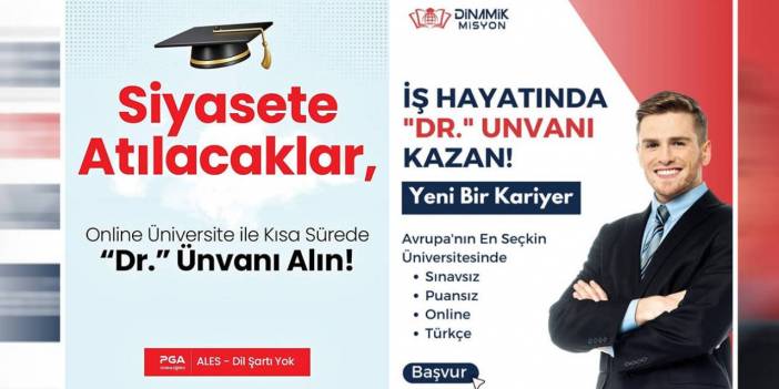 Şok iddia: 49 bin TL’ye 'Dr.' ünvanı