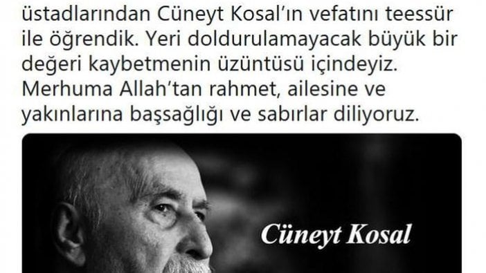 Cüneyt Kosal hayatını kaybetti