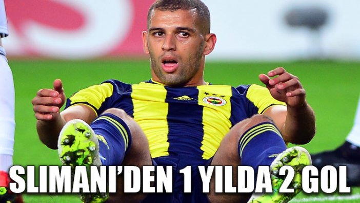 Slimani’den 1 yılda 2 gol