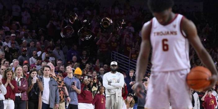 LeBron James'in Oğlu Bronny, İyileştikten Sonra İlk Maçına Çıktı