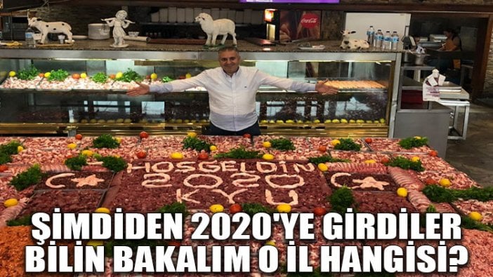 Şimdiden 2020'ye girdiler... Bilin bakalım o il hangisi?