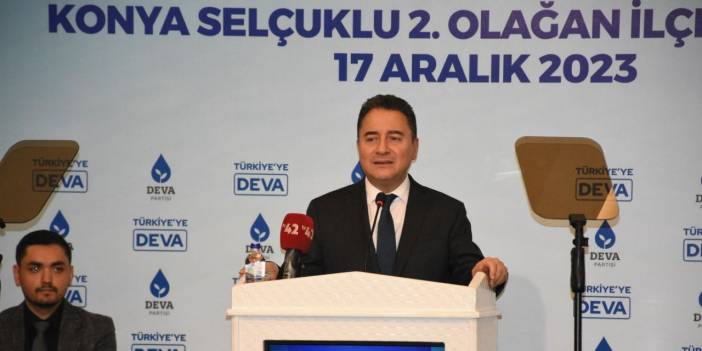 Babacan: "Türkiye Yoksullar Toplumu Haline Geldi"