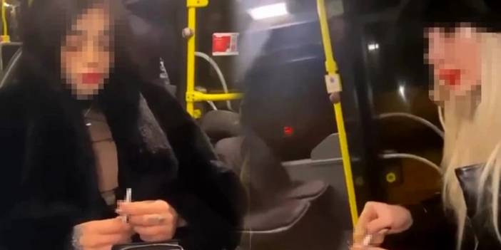 Skandal Görüntüler! Metrobüste Uyuşturucu Hazırladılar!