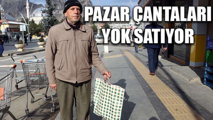 Pazar çantaları yok satıyor