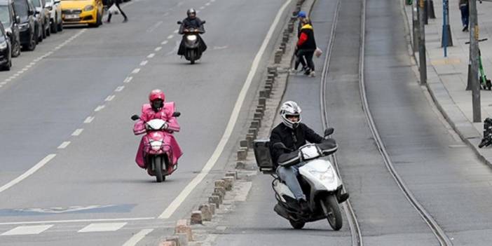 O ilde Motosiklet ve Motokuryelere Trafik Yasağı