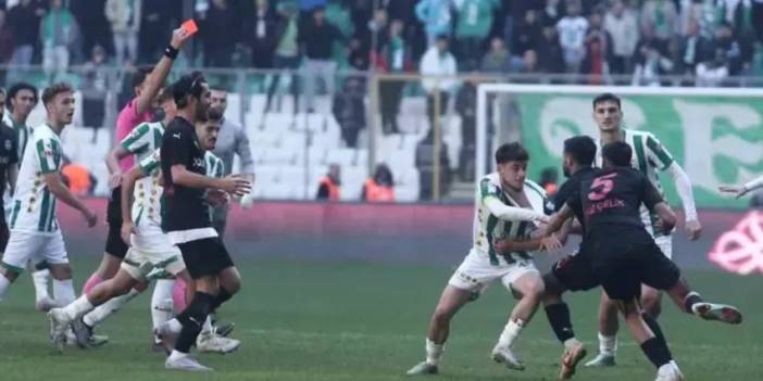 Bursaspor'a ceza yağmuru! 7 oyuncu men edildi