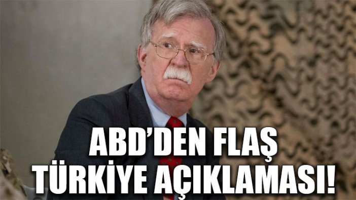 ABD’den flaş Türkiye açıklaması