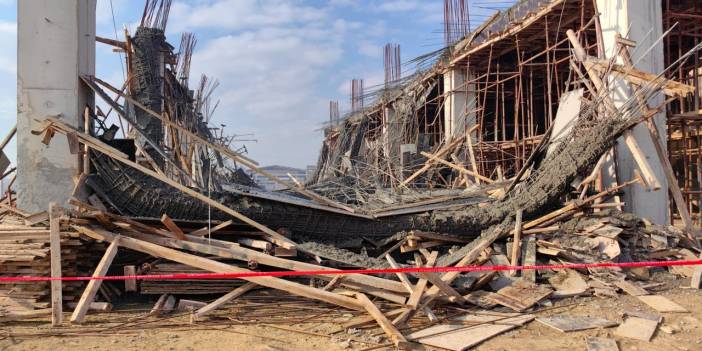 Gaziantep'te İskele Çöktü: 1 İşçi Öldü 2 İşçi Yaralandı!