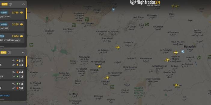 Takımlarımızın Dönüşü Flightradar24'te En Çok Takip Edilen İki Uçuş Oldu