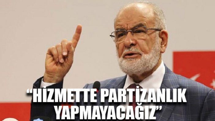 Karamollaoğlu: Hizmette partizanlık yapmayacağız