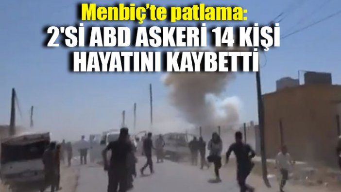 Menbiç’te patlama: Ölü ve yaralılar var