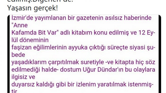 Uğur Dündar'dan o iftiralara yanıt