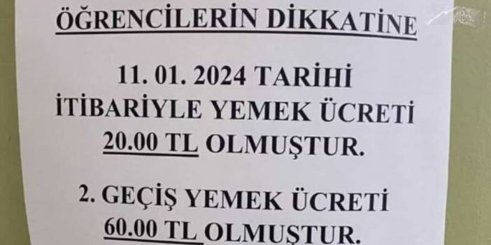 Öğrencilere ceza gibi yemekhane zammı: İkinci kez yemek alınca ücret katlanıyor