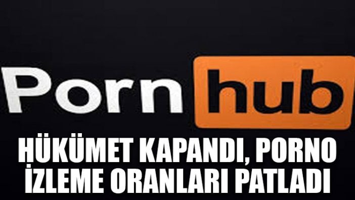 Hükümet kapandı, porno izleme oranları patladı