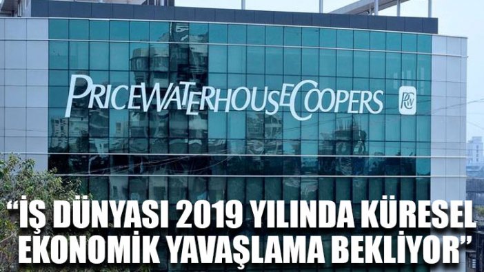 PwC: İş dünyası 2019 yılında küresel ekonomik yavaşlama bekliyor