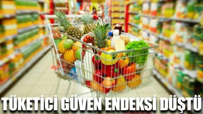 Tüketici güven endeksi düştü