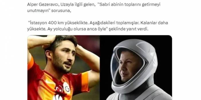 Gezeravcı’nın sahte hesabı Anadolu Ajansı’nı faka bastırdı: “Sabri’nin toplarını getirmeyi unutmayın”