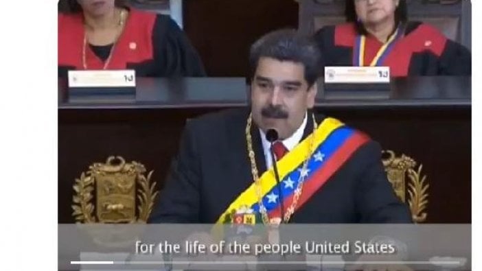 Maduro'dan Amerika halkına çağrı!