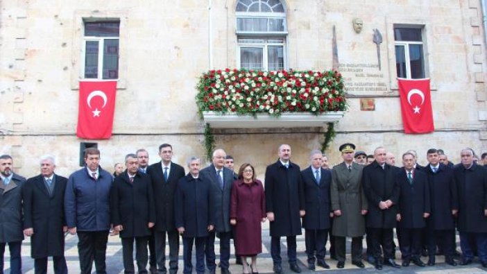 Atatürk’ün Gaziantep’e gelişinin yıl dönümü kutlandı