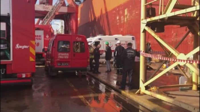 Tuzla Tersanesi'nde yangın: 2 ölü, 1'i ağır 11 yaralı