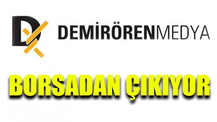 Demirören Gazetecilik borsadan çıkıyor