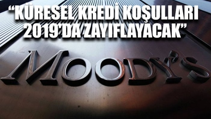 Moody's: Küresel kredi koşulları 2019'da zayıflayacak