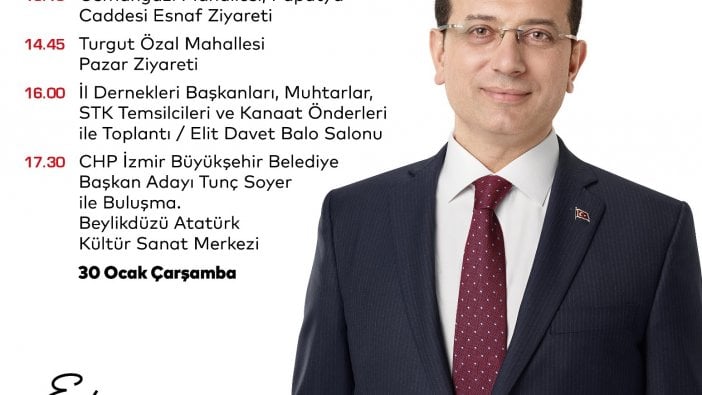 Ekrem İmamoğlu, Tunç Soyer ile buluşacak