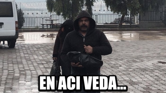 En acı veda...