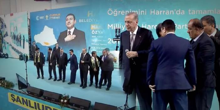 Erdoğan da O An Sahnedeydi: AKP’lilerin Kıran Kırana Yer Kapma Yarışı!